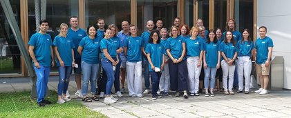 Gruppenfoto des Teams der Klinik Favoriten