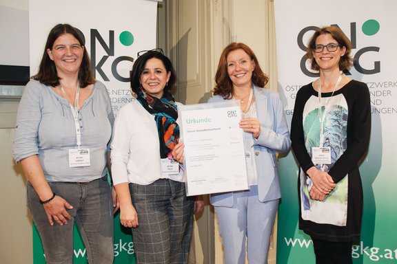 Astrid Loidolt (GÖG), Betina Töltl und Evelyn Kölldorfer-Leitgeb (Wigev), Agnes Bergler-Stelzl (BMSGPK)