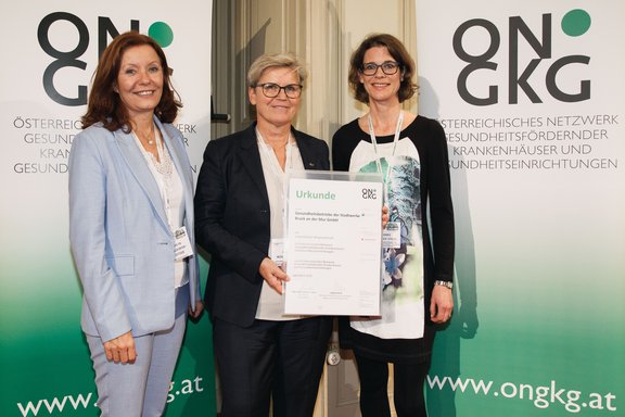 Evelyn Kölldorfer-Leitgeb (ONGKG), Silvia Wolfsteiner (Reha Bruck), Agnes Bergler-Stelzl (BMSGPK)