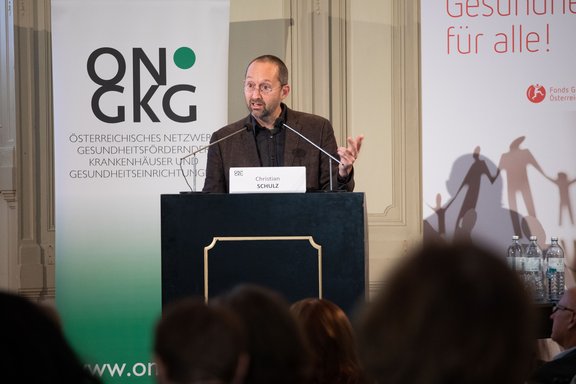 PD Dr. med. Christian Schulz, Geschäftsführer der Deutschen Allianz für Klimawandel und Gesundheit (KLUG)